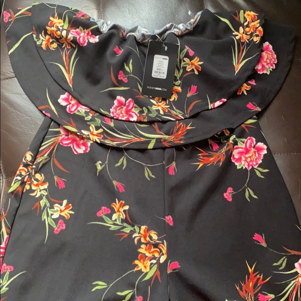 FLORAL JUMPSUIT
